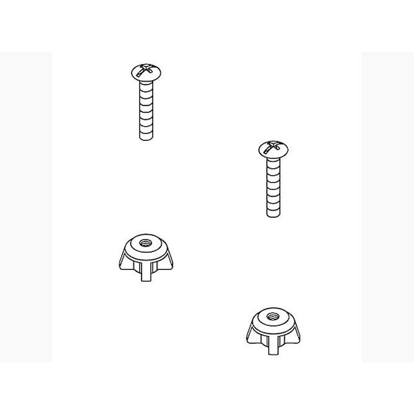 Kohler Hardware Pack, Toilet Seat 1066744 Zoro